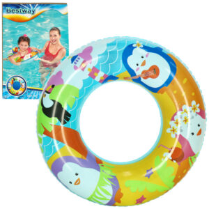 Kolko do plywania dmuchane BESTWAY 36113 pingwiny 51cm