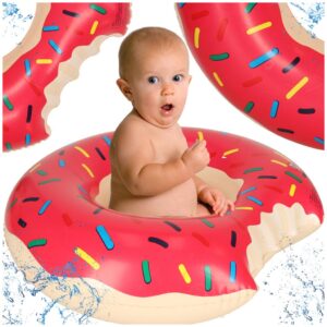 Kolko do plywania kolo dmuchane Donut rozowe 50cm max 20kg 3 6lat