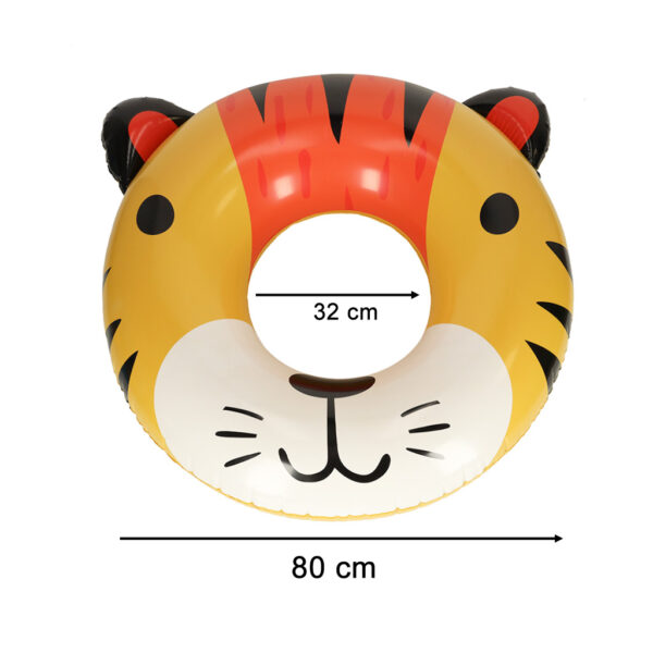Kolko do plywania kolo dmuchane tygrysek 80cm max 60kg