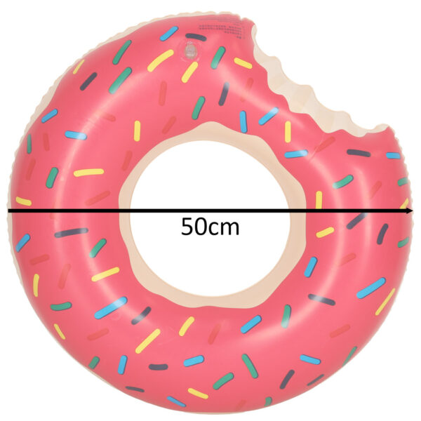 Kolo do plywania dmuchane Donut rozowe 50cm max 20kg 3 6lat
