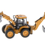 Koparka ladowarka spychacz z lyzka model z metalu Die Cast H toys