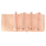 Kosmetyczka skladana podrozna wypinana zwijana 4w1 duza pojemnosc przenosna rozowa