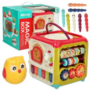 Kostka edukacyjna interaktywna zlap robaczka 6w1 Bibi inn