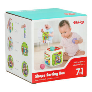 Kostka edukacyjna sorter cymbalki 7w1 Bibi inn