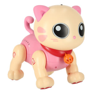 Kot zdalnie sterowany na pilota RC robot skacze spiewa