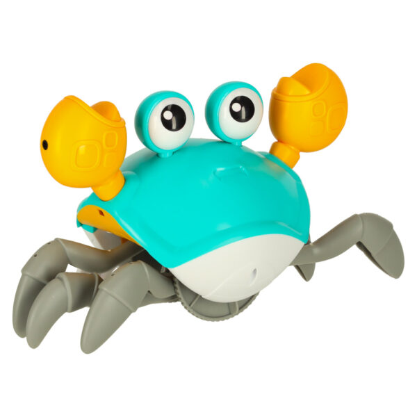 Krab pelzajacy interaktywny z dzwiekiem zielony