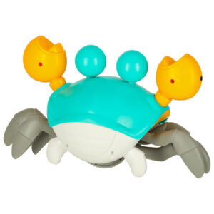 Krab pelzajacy interaktywny z dzwiekiem zielony