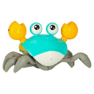 Krab pelzajacy interaktywny z dzwiekiem zielony