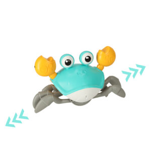 Krab pelzajacy interaktywny z dzwiekiem zielony