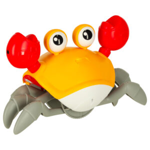 Krab uciekajacy pelzajacy czujnik interaktywna akumulator USB czerwony