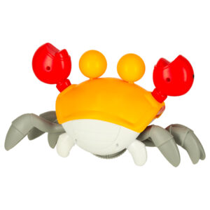 Krab uciekajacy pelzajacy czujnik interaktywna akumulator USB czerwony