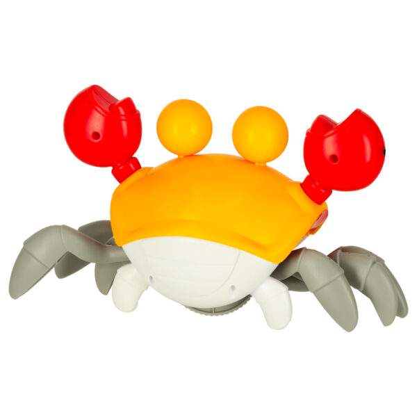 Krab uciekajacy pelzajacy czujnik interaktywna akumulator USB czerwony