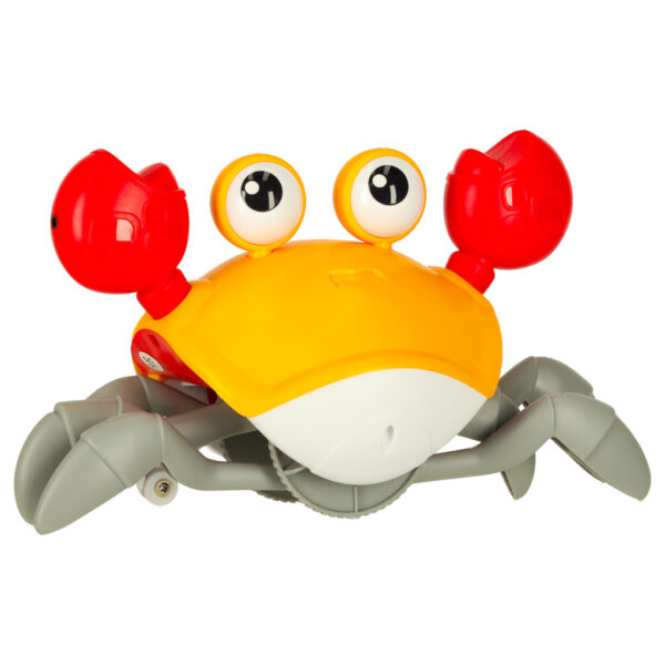 Krab uciekajacy pelzajacy czujnik interaktywna akumulator USB czerwony