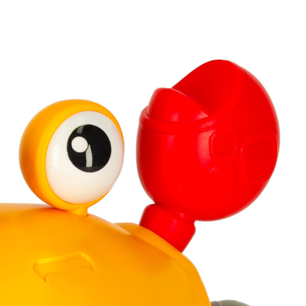 Krab uciekajacy pelzajacy czujnik interaktywna akumulator USB czerwony