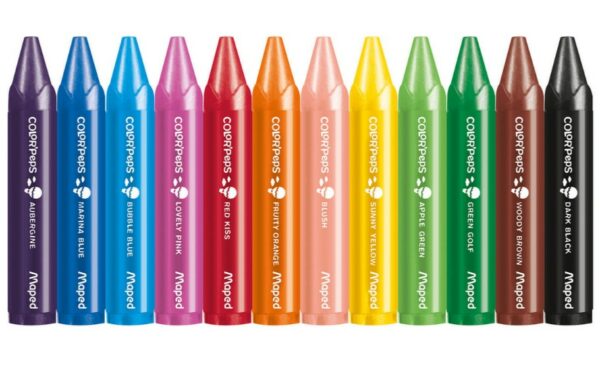 Kredki swiecowe Jumbo Colorpeps 12 szt