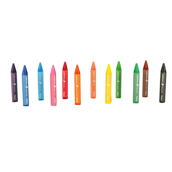 Kredki swiecowe dla malucha pierwsze kredki Jumbo Colorpeps 12 kolorow Maped