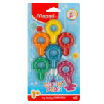 Kredki swiecowe dla malych dzieci okragle 1 Maped 6 kolorow