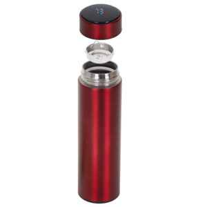 Kubek termiczny termos smart LED 500ml bordowy