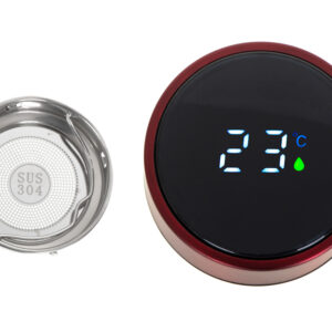 Kubek termiczny termos smart LED 500ml bordowy