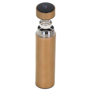 Kubek termiczny termos smart LED 500ml zloty