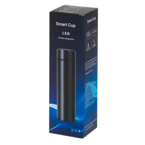 Kubek termiczny termos smart LED 500ml zloty