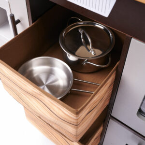 KX6286 Kuchnia drewniana MDF z akcesoriami LOFT 96cm