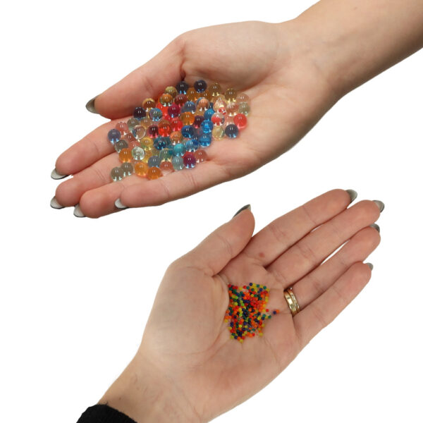 Kulki zelowe wodne hydrozelowe do pistoletu kwiatow multicolour 250g 50 000szt 7 8mm