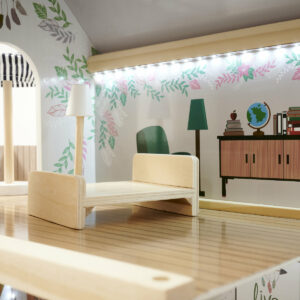LULILO Domek dla lalek drewniany apartament Ikonka boho
