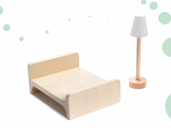 LULILO Domek dla lalek drewniany apartament Ikonka boho