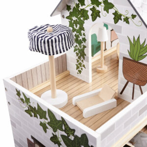 LULILO Domek dla lalek drewniany apartament Ikonka boho