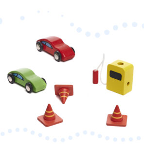 LULILO Parking drewniany BENINO pietrowy garaz miejski