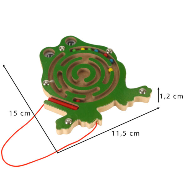 Labirynt magnetyczny kuleczki zaba
