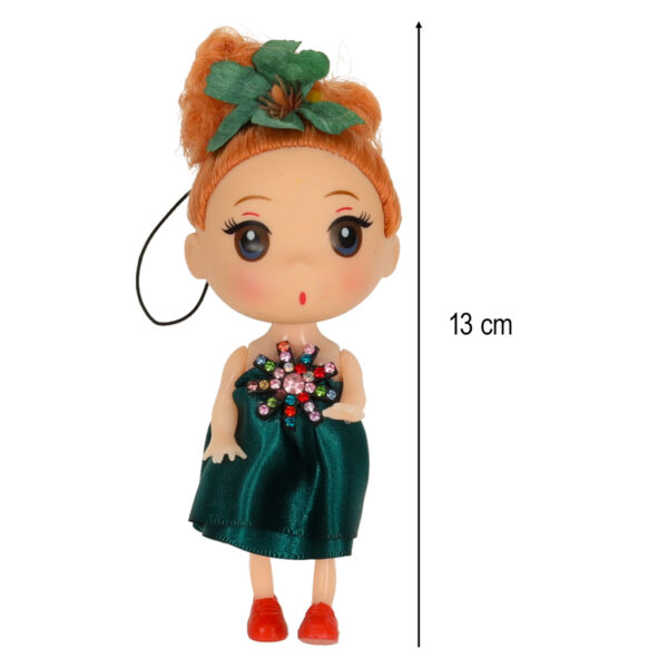 Lalka lalki do domku dla lalek 3 dziewczynki 1 chlopczyk zestaw 4szt 12cm