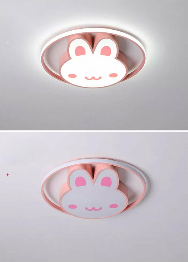 Lampa LED sufitowa plafon do pokoju dzieciecego sciemniana LUMELA pilot kroliczek Lampa LED sufitowa plafon do pokoju dzieciecego sciemniana LUMELA pilot kroliczek