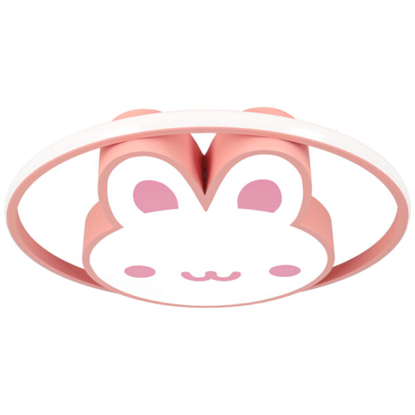 Lampa LED sufitowa plafon do pokoju dzieciecego sciemniana LUMELA pilot kroliczek