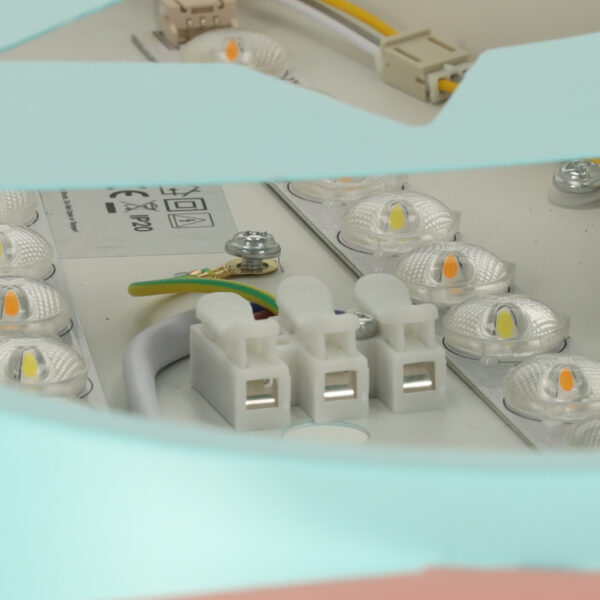 Lampa LED sufitowa plafon do pokoju dzieciecego sciemniana LUMELA pilot samolot