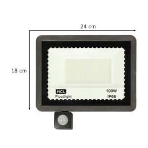 Lampa czujnik ruchu reflektor 100W