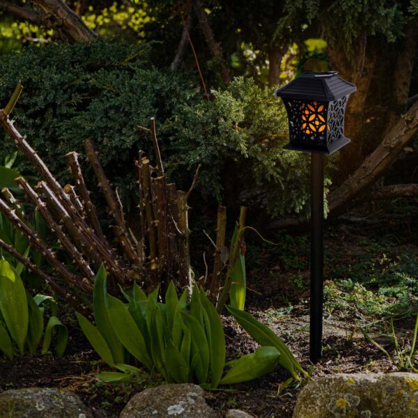 Lampa solarna latarenka wiszaca stojaca 12LED