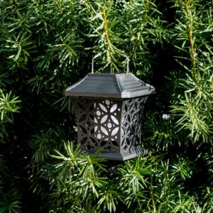 Lampa solarna latarenka wiszaca stojaca 12LED