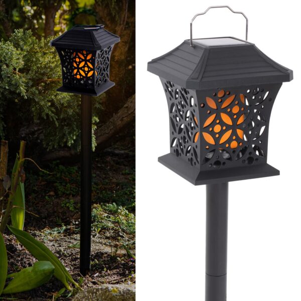 Lampa solarna latarenka wiszaca stojaca 12LED