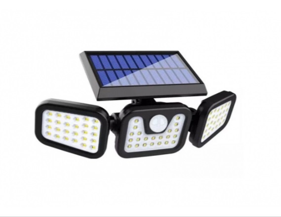 Lampa solarna potrojna czujnik ruchu i zmierzchu