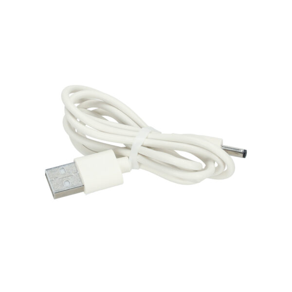 Lampka nocna dla dzieci silikonowa na baterie USB biala RGB kotek lezacy