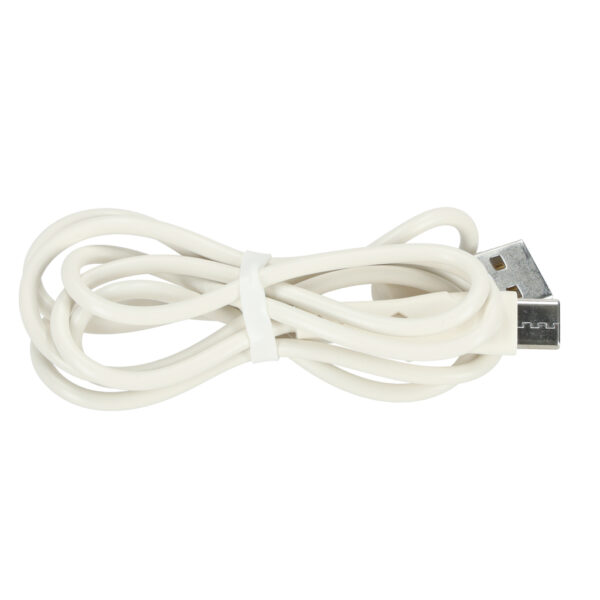 Lampka nocna dla dzieci silikonowa na baterie USB biala piesek lezacy