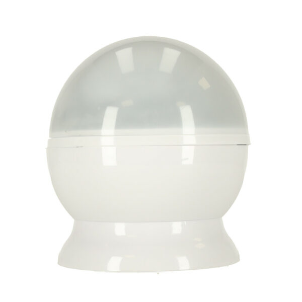 Lampka nocna projektor gwiazd 2w1 USB biala