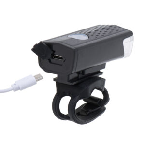 Lampka rowerowa LED zestaw tyl przod USB