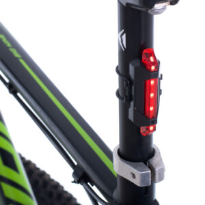 Lampka rowerowa LED zestaw tyl przod USB