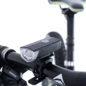 Lampka rowerowa LED zestaw tyl przod USB