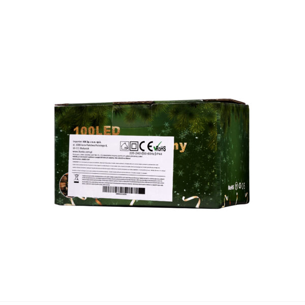 KX5235 2 Lampki LED łańcuch świetlny 10m 100LED multikolor
