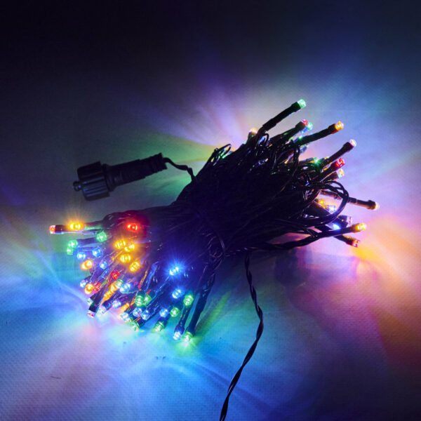 Lampki LED lancuch swietlny 10m 100LED multikolor