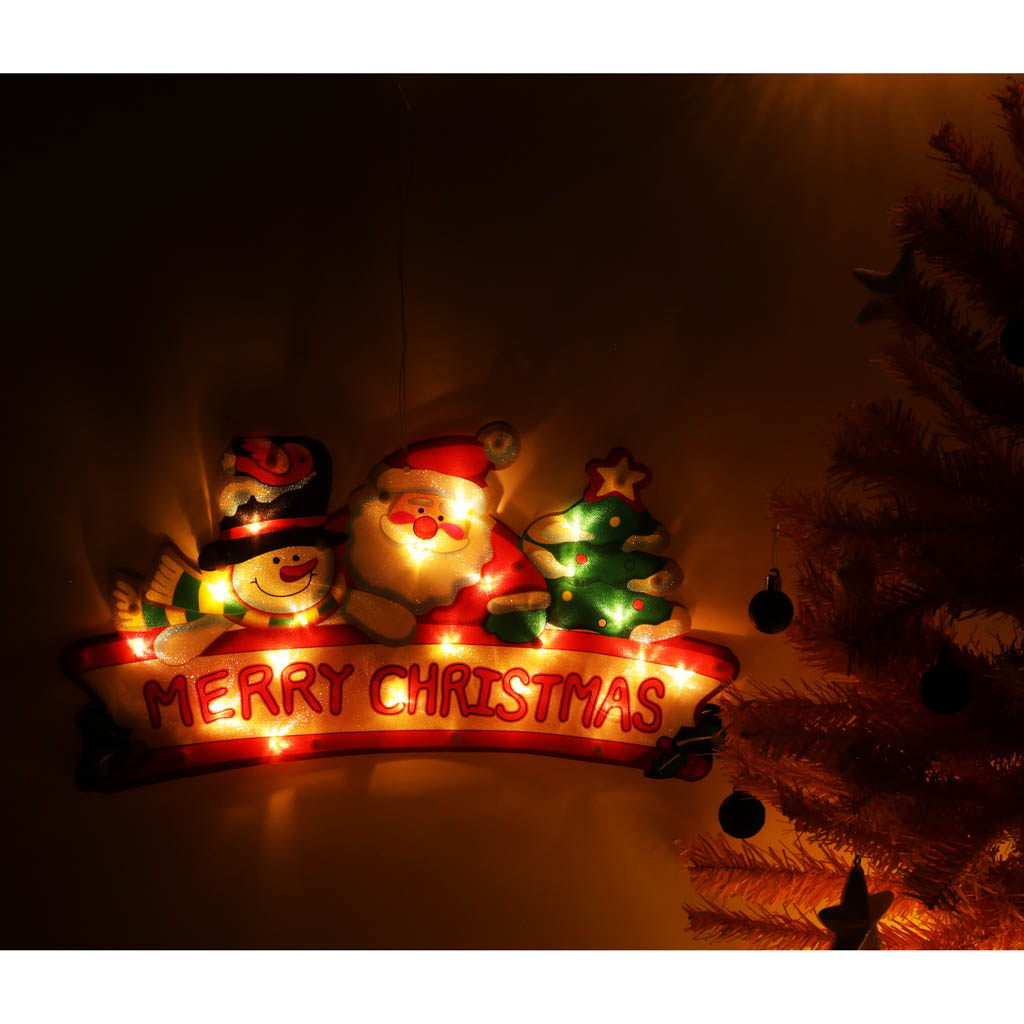 Lampki LED wiszaca dekoracja swiateczna Merry Christmas 45cm